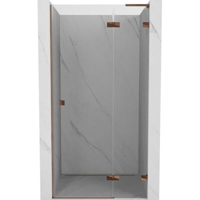 Mexen Lunar L drzwi prysznicowe uchylne prawe 90 cm, transparent, różowe złoto - 834L-090-000-60-00-P Mexen Lunar L drzwi prysznicowe uchylne prawe 90 cm, transparent, różowe złoto - 834L-090-000-60-00-P