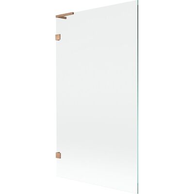 Mexen Lunar L parawan nawannowy 1-skrzydłowy 100 x 150 cm, transparent, miedź szczotkowana - 897L-100-000-65-00 Mexen Lunar L parawan nawannowy 1-skrzydłowy 100 x 150 cm, transparent, miedź szczotkowana - 897L-100-000-65-00