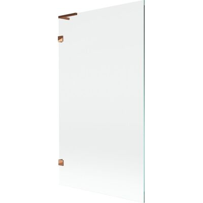Mexen Lunar L parawan nawannowy 1-skrzydłowy 100 x 150 cm, transparent, różowe złoto - 897L-100-000-60-00 Mexen Lunar L parawan nawannowy 1-skrzydłowy 100 x 150 cm, transparent, różowe złoto - 897L-100-000-60-00