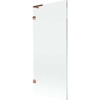 Mexen Lunar L parawan nawannowy 1-skrzydłowy 80 x 150 cm, transparent, różowe złoto - 897L-080-000-60-00 Mexen Lunar L parawan nawannowy 1-skrzydłowy 80 x 150 cm, transparent, różowe złoto - 897L-080-000-60-00