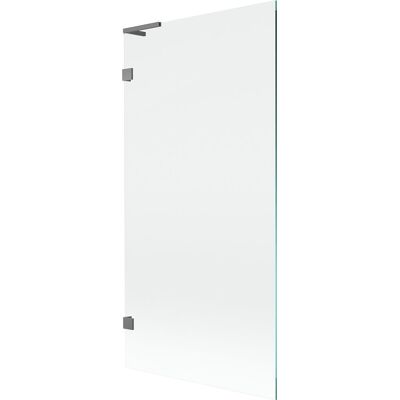 Mexen Lunar L parawan nawannowy 1-skrzydłowy 90 x 150 cm, transparent, gun metal - 897L-090-000-95-00 Mexen Lunar L parawan nawannowy 1-skrzydłowy 90 x 150 cm, transparent, gun metal - 897L-090-000-95-00