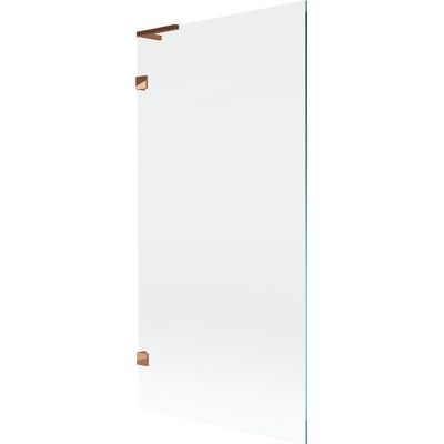 Mexen Lunar L parawan nawannowy 1-skrzydłowy 90 x 150 cm, transparent, różowe złoto - 897L-090-000-60-00 Mexen Lunar L parawan nawannowy 1-skrzydłowy 90 x 150 cm, transparent, różowe złoto - 897L-090-000-60-00