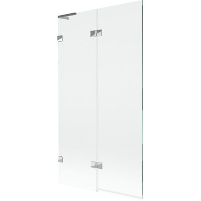 Mexen Lunar L parawan nawannowy 2-skrzydłowy lewy 100 x 150 cm, transparent, chrom - 897L-100-100-01-00-L Mexen Lunar L parawan nawannowy 2-skrzydłowy lewy 100 x 150 cm, transparent, chrom - 897L-100-100-01-00-L