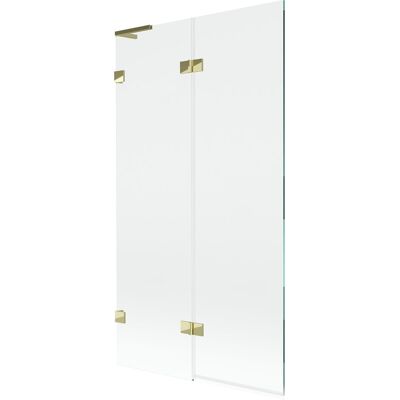 Mexen Lunar L parawan nawannowy 2-skrzydłowy lewy 100 x 150 cm, transparent, złoty - 897L-100-100-50-00-L Mexen Lunar L parawan nawannowy 2-skrzydłowy lewy 100 x 150 cm, transparent, złoty - 897L-100-100-50-00-L