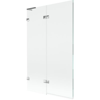 Mexen Lunar L parawan nawannowy 2-skrzydłowy lewy 110 x 150 cm, transparent, chrom - 897L-110-100-01-00-L Mexen Lunar L parawan nawannowy 2-skrzydłowy lewy 110 x 150 cm, transparent, chrom - 897L-110-100-01-00-L