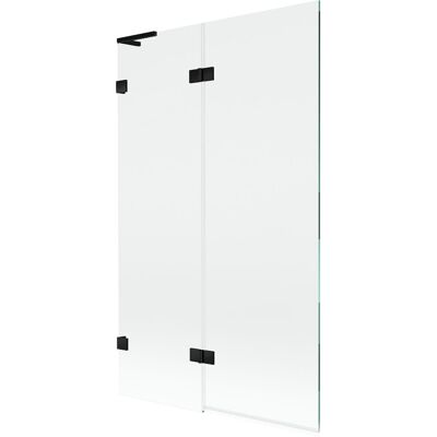 Mexen Lunar L parawan nawannowy 2-skrzydłowy lewy 110 x 150 cm, transparent, czarny - 897L-110-100-70-00-L Mexen Lunar L parawan nawannowy 2-skrzydłowy lewy 110 x 150 cm, transparent, czarny - 897L-110-100-70-00-L