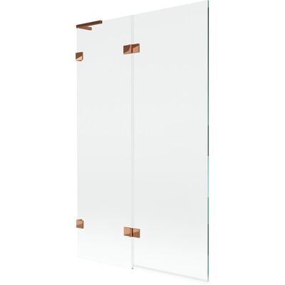Mexen Lunar L parawan nawannowy 2-skrzydłowy lewy 110 x 150 cm, transparent, różowe złoto - 897L-110-100-60-00-L Mexen Lunar L parawan nawannowy 2-skrzydłowy lewy 110 x 150 cm, transparent, różowe złoto - 897L-110-100-60-00-L