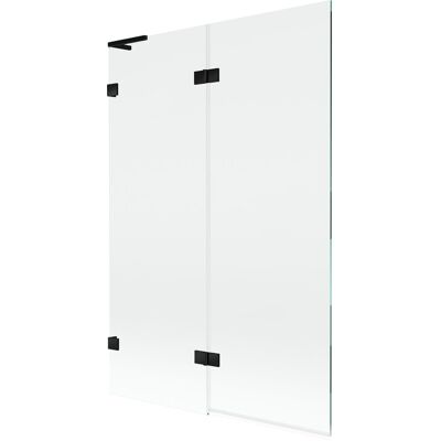Mexen Lunar L parawan nawannowy 2-skrzydłowy lewy 120 x 150 cm, transparent, czarny - 897L-120-100-70-00-L Mexen Lunar L parawan nawannowy 2-skrzydłowy lewy 120 x 150 cm, transparent, czarny - 897L-120-100-70-00-L