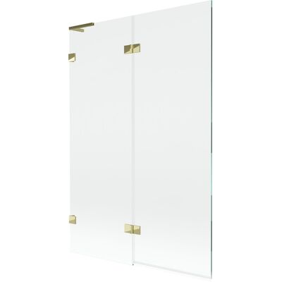Mexen Lunar L parawan nawannowy 2-skrzydłowy lewy 120 x 150 cm, transparent, złoty - 897L-120-100-50-00-L Mexen Lunar L parawan nawannowy 2-skrzydłowy lewy 120 x 150 cm, transparent, złoty - 897L-120-100-50-00-L
