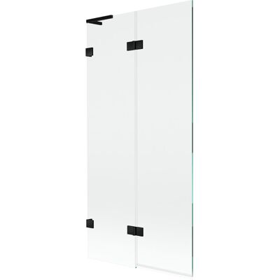 Mexen Lunar L parawan nawannowy 2-skrzydłowy lewy 90 x 150 cm, transparent, czarny - 897L-090-100-70-00-L Mexen Lunar L parawan nawannowy 2-skrzydłowy lewy 90 x 150 cm, transparent, czarny - 897L-090-100-70-00-L