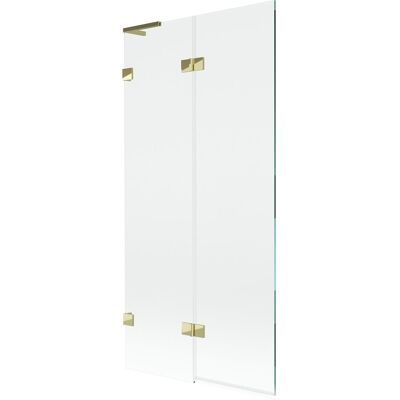 Mexen Lunar L parawan nawannowy 2-skrzydłowy lewy 90 x 150 cm, transparent, złoty - 897L-090-100-50-00-L Mexen Lunar L parawan nawannowy 2-skrzydłowy lewy 90 x 150 cm, transparent, złoty - 897L-090-100-50-00-L
