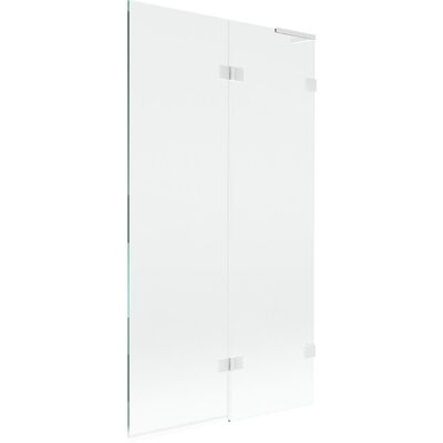 Mexen Lunar L parawan nawannowy 2-skrzydłowy prawy 100 x 150 cm, transparent, biały - 897L-100-100-20-00-P Mexen Lunar L parawan nawannowy 2-skrzydłowy prawy 100 x 150 cm, transparent, biały - 897L-100-100-20-00-P
