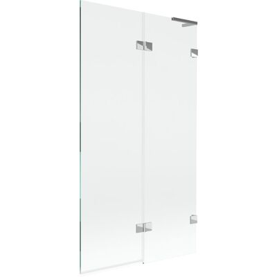 Mexen Lunar L parawan nawannowy 2-skrzydłowy prawy 100 x 150 cm, transparent, chrom - 897L-100-100-01-00-P Mexen Lunar L parawan nawannowy 2-skrzydłowy prawy 100 x 150 cm, transparent, chrom - 897L-100-100-01-00-P