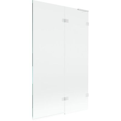 Mexen Lunar L parawan nawannowy 2-skrzydłowy prawy 110 x 150 cm, transparent, biały - 897L-110-100-20-00-P Mexen Lunar L parawan nawannowy 2-skrzydłowy prawy 110 x 150 cm, transparent, biały - 897L-110-100-20-00-P