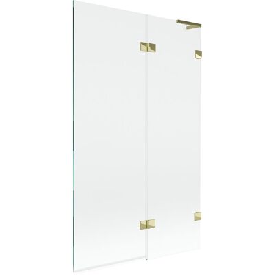 Mexen Lunar L parawan nawannowy 2-skrzydłowy prawy 110 x 150 cm, transparent, złoty - 897L-110-100-50-00-P Mexen Lunar L parawan nawannowy 2-skrzydłowy prawy 110 x 150 cm, transparent, złoty - 897L-110-100-50-00-P