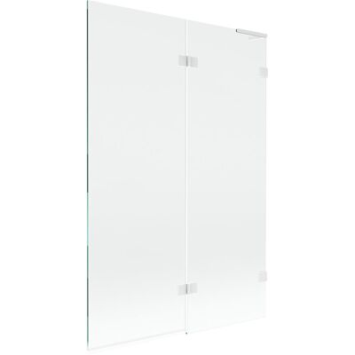 Mexen Lunar L parawan nawannowy 2-skrzydłowy prawy 120 x 150 cm, transparent, biały - 897L-120-100-20-00-P Mexen Lunar L parawan nawannowy 2-skrzydłowy prawy 120 x 150 cm, transparent, biały - 897L-120-100-20-00-P