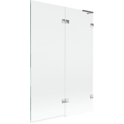 Mexen Lunar L parawan nawannowy 2-skrzydłowy prawy 120 x 150 cm, transparent, chrom - 897L-120-100-01-00-P Mexen Lunar L parawan nawannowy 2-skrzydłowy prawy 120 x 150 cm, transparent, chrom - 897L-120-100-01-00-P