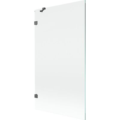 Mexen Lunar parawan nawannowy 1-skrzydłowy 100 x 150 cm, transparent, gun gray szczotkowany - 897-100-000-66-00 Mexen Lunar parawan nawannowy 1-skrzydłowy 100 x 150 cm, transparent, gun gray szczotkowany - 897-100-000-66-00