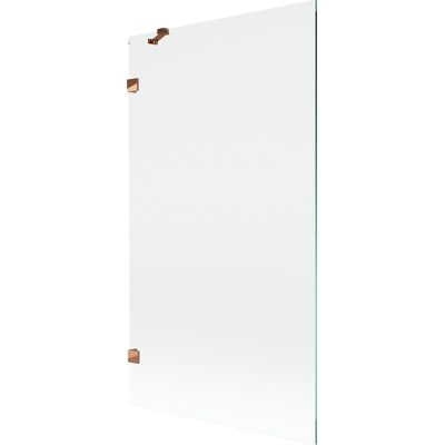 Mexen Lunar parawan nawannowy 1-skrzydłowy 100 x 150 cm, transparent, różowe złoto - 897-100-000-60-00 Mexen Lunar parawan nawannowy 1-skrzydłowy 100 x 150 cm, transparent, różowe złoto - 897-100-000-60-00