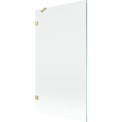 Mexen Lunar parawan nawannowy 1-skrzydłowy 100 x 150 cm, transparent, złoty szczotkowany - 897-100-000-55-00 Mexen Lunar parawan nawannowy 1-skrzydłowy 100 x 150 cm, transparent, złoty szczotkowany - 897-100-000-55-00