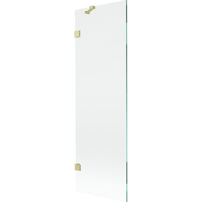 Mexen Lunar parawan nawannowy 1-skrzydłowy 60 x 150 cm, transparent, złoty szczotkowany - 897-060-000-55-00 Mexen Lunar parawan nawannowy 1-skrzydłowy 60 x 150 cm, transparent, złoty szczotkowany - 897-060-000-55-00