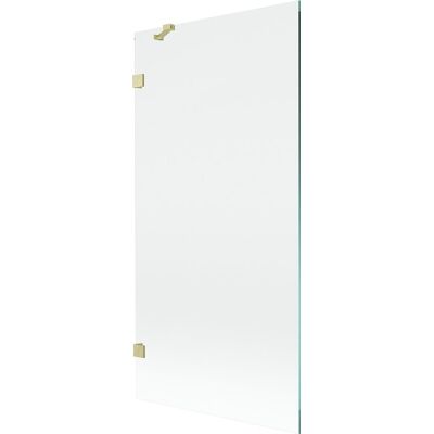 Mexen Lunar parawan nawannowy 1-skrzydłowy 90 x 150 cm, transparent, złoty szczotkowany - 897-090-000-55-00 Mexen Lunar parawan nawannowy 1-skrzydłowy 90 x 150 cm, transparent, złoty szczotkowany - 897-090-000-55-00