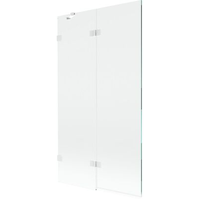 Mexen Lunar parawan nawannowy 2-skrzydłowy lewy 100 x 150 cm, transparent, biały - 897-100-100-20-00-L Mexen Lunar parawan nawannowy 2-skrzydłowy lewy 100 x 150 cm, transparent, biały - 897-100-100-20-00-L