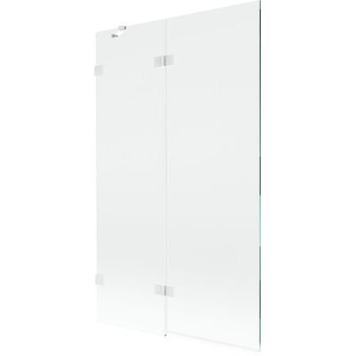 Mexen Lunar parawan nawannowy 2-skrzydłowy lewy 110 x 150 cm, transparent, biały - 897-110-100-20-00-L Mexen Lunar parawan nawannowy 2-skrzydłowy lewy 110 x 150 cm, transparent, biały - 897-110-100-20-00-L