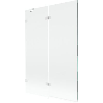 Mexen Lunar parawan nawannowy 2-skrzydłowy lewy 120 x 150 cm, transparent, biały - 897-120-100-20-00-L Mexen Lunar parawan nawannowy 2-skrzydłowy lewy 120 x 150 cm, transparent, biały - 897-120-100-20-00-L