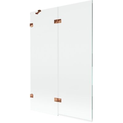 Mexen Lunar parawan nawannowy 2-skrzydłowy lewy 120 x 150 cm, transparent, różowe złoto - 897-120-100-60-00-L Mexen Lunar parawan nawannowy 2-skrzydłowy lewy 120 x 150 cm, transparent, różowe złoto - 897-120-100-60-00-L