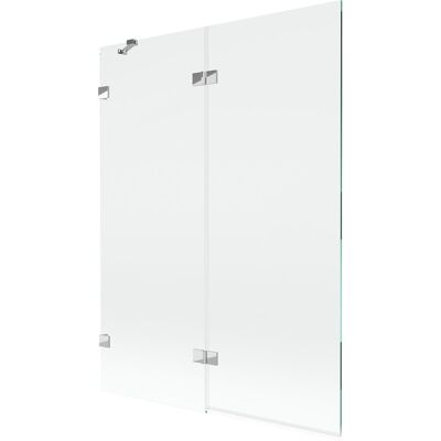 Mexen Lunar parawan nawannowy 2-skrzydłowy lewy 130 x 150 cm, transparent, chrom - 897-130-100-01-00-L Mexen Lunar parawan nawannowy 2-skrzydłowy lewy 130 x 150 cm, transparent, chrom - 897-130-100-01-00-L