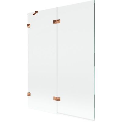 Mexen Lunar parawan nawannowy 2-skrzydłowy lewy 130 x 150 cm, transparent, różowe złoto - 897-130-100-60-00-L Mexen Lunar parawan nawannowy 2-skrzydłowy lewy 130 x 150 cm, transparent, różowe złoto - 897-130-100-60-00-L