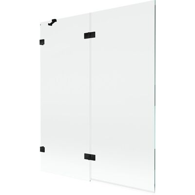 Mexen Lunar parawan nawannowy 2-skrzydłowy lewy 140 x 150 cm, transparent, czarny - 897-140-100-70-00-L Mexen Lunar parawan nawannowy 2-skrzydłowy lewy 140 x 150 cm, transparent, czarny - 897-140-100-70-00-L