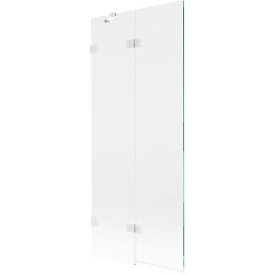 Mexen Lunar parawan nawannowy 2-skrzydłowy lewy 80 x 150 cm, transparent, biały - 897-080-100-20-00-L Mexen Lunar parawan nawannowy 2-skrzydłowy lewy 80 x 150 cm, transparent, biały - 897-080-100-20-00-L