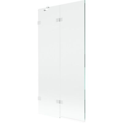 Mexen Lunar parawan nawannowy 2-skrzydłowy lewy 90 x 150 cm, transparent, biały - 897-090-100-20-00-L Mexen Lunar parawan nawannowy 2-skrzydłowy lewy 90 x 150 cm, transparent, biały - 897-090-100-20-00-L