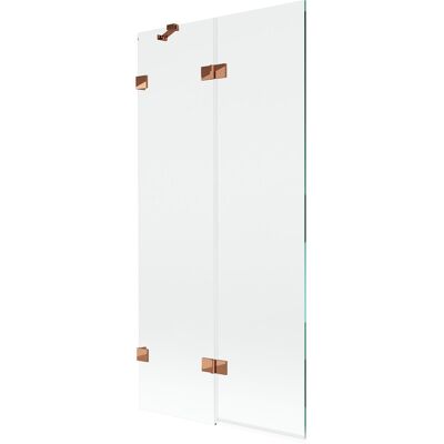 Mexen Lunar parawan nawannowy 2-skrzydłowy lewy 90 x 150 cm, transparent, różowe złoto - 897-090-100-60-00-L Mexen Lunar parawan nawannowy 2-skrzydłowy lewy 90 x 150 cm, transparent, różowe złoto - 897-090-100-60-00-L