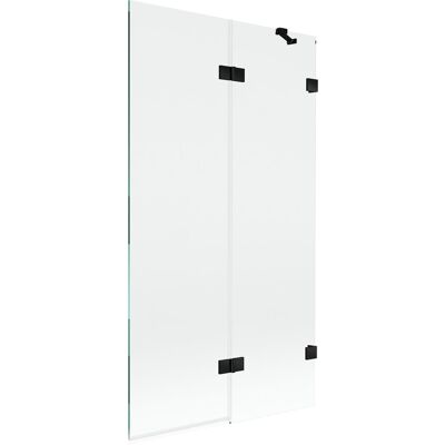 Mexen Lunar parawan nawannowy 2-skrzydłowy prawy 100 x 150 cm, transparent, czarny - 897-100-100-70-00-P Mexen Lunar parawan nawannowy 2-skrzydłowy prawy 100 x 150 cm, transparent, czarny - 897-100-100-70-00-P