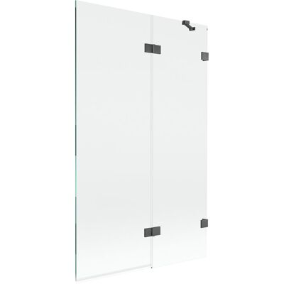 Mexen Lunar parawan nawannowy 2-skrzydłowy prawy 110 x 150 cm, transparent, gun gray szczotkowany - 897-110-100-66-00-P Mexen Lunar parawan nawannowy 2-skrzydłowy prawy 110 x 150 cm, transparent, gun gray szczotkowany - 897-110-100-66-00-P