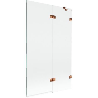 Mexen Lunar parawan nawannowy 2-skrzydłowy prawy 110 x 150 cm, transparent, różowe złoto - 897-110-100-60-00-P Mexen Lunar parawan nawannowy 2-skrzydłowy prawy 110 x 150 cm, transparent, różowe złoto - 897-110-100-60-00-P