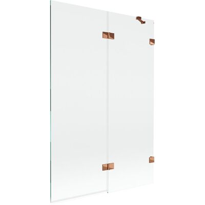 Mexen Lunar parawan nawannowy 2-skrzydłowy prawy 120 x 150 cm, transparent, różowe złoto - 897-120-100-60-00-P Mexen Lunar parawan nawannowy 2-skrzydłowy prawy 120 x 150 cm, transparent, różowe złoto - 897-120-100-60-00-P