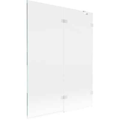 Mexen Lunar parawan nawannowy 2-skrzydłowy prawy 130 x 150 cm, transparent, biały - 897-130-100-20-00-P Mexen Lunar parawan nawannowy 2-skrzydłowy prawy 130 x 150 cm, transparent, biały - 897-130-100-20-00-P