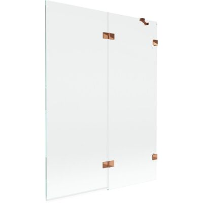 Mexen Lunar parawan nawannowy 2-skrzydłowy prawy 130 x 150 cm, transparent, różowe złoto - 897-130-100-60-00-P Mexen Lunar parawan nawannowy 2-skrzydłowy prawy 130 x 150 cm, transparent, różowe złoto - 897-130-100-60-00-P