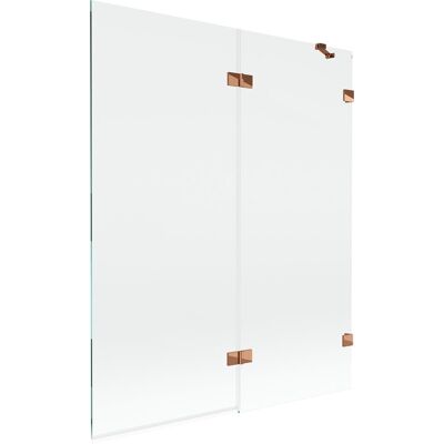 Mexen Lunar parawan nawannowy 2-skrzydłowy prawy 140 x 150 cm, transparent, różowe złoto - 897-140-100-60-00-P Mexen Lunar parawan nawannowy 2-skrzydłowy prawy 140 x 150 cm, transparent, różowe złoto - 897-140-100-60-00-P