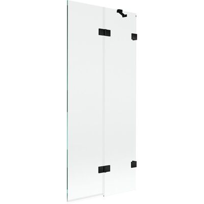 Mexen Lunar parawan nawannowy 2-skrzydłowy prawy 80 x 150 cm, transparent, czarny - 897-080-100-70-00-P Mexen Lunar parawan nawannowy 2-skrzydłowy prawy 80 x 150 cm, transparent, czarny - 897-080-100-70-00-P