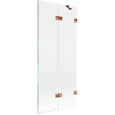 Mexen Lunar parawan nawannowy 2-skrzydłowy prawy 80 x 150 cm, transparent, różowe złoto - 897-080-100-60-00-P Mexen Lunar parawan nawannowy 2-skrzydłowy prawy 80 x 150 cm, transparent, różowe złoto - 897-080-100-60-00-P
