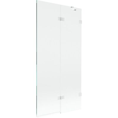 Mexen Lunar parawan nawannowy 2-skrzydłowy prawy 90 x 150 cm, transparent, biały - 897-090-100-20-00-P Mexen Lunar parawan nawannowy 2-skrzydłowy prawy 90 x 150 cm, transparent, biały - 897-090-100-20-00-P