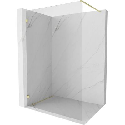 Mexen Lunar ścianka prysznicowa Walk-in lewa 70 x 200 cm, transparent 8 mm, złota szczotkowana - 830-070-000-55-00-L Mexen Lunar ścianka prysznicowa Walk-in lewa 70 x 200 cm, transparent 8 mm, złota szczotkowana - 830-070-000-55-00-L