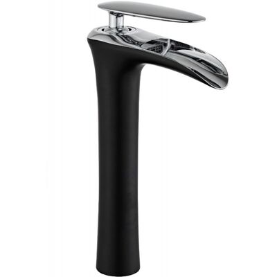 Mexen Lyra bateria umywalkowa wysoka, czarny/chrom - 745310-07 Mexen Lyra bateria umywalkowa wysoka, czarny/chrom - 745310-07
