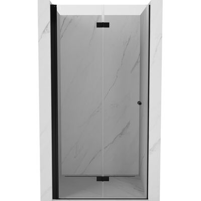 Mexen Mist-F drzwi prysznicowe składane lewe 85 cm, transparent, czarne - 8A6-085-000-70-00-L Mexen Mist-F drzwi prysznicowe składane lewe 85 cm, transparent, czarne - 8A6-085-000-70-00-L