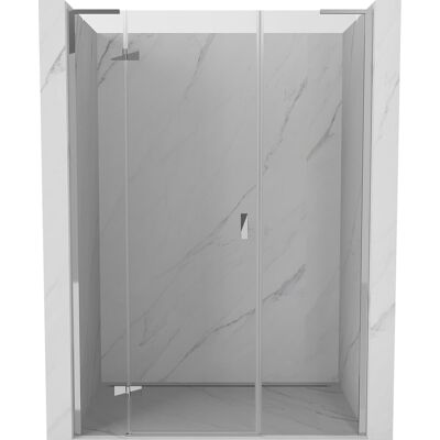 Mexen Mist-H L drzwi prysznicowe uchylne lewe 155 cm, transparent, chrom - 8A5L-155-001-01-00-L Mexen Mist-H L drzwi prysznicowe uchylne lewe 155 cm, transparent, chrom - 8A5L-155-001-01-00-L